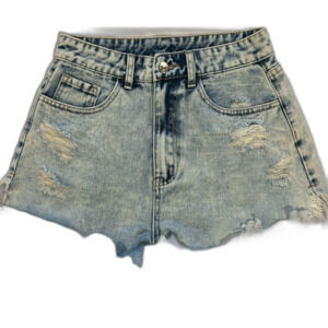 Size small distressed denim shorts